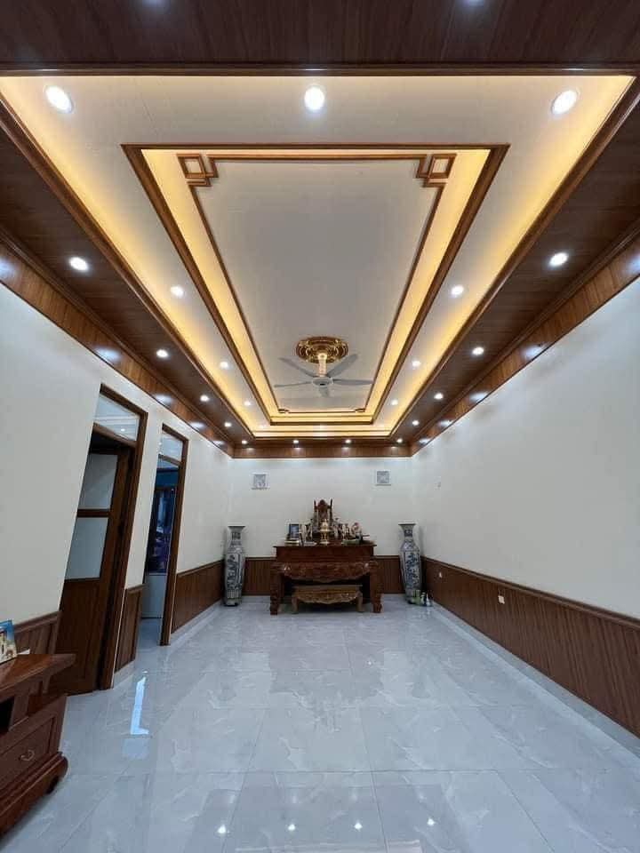 Trần Giật 2 Cấp Màu Gỗ Phào PS