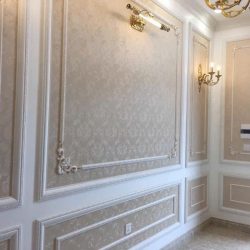 Ốp Tường Nano HD Tấm Hoa Văn – Nghệ Thuật Tân Cổ Điển Sang Trọng