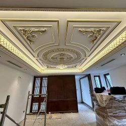 Trần Dát Vàng Phào Máng Góc Tim Dát Vàng 18k